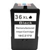 Compatibile rigenerato garantito per Lexmark nero 18C2170E 36 XL