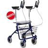 Termigea Srl DEAMBULATORE ROLLATOR CON APPOGGI ANTIBRACHIALI