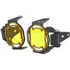 KIMISS Vite-Protezione Fendinebbia per Moto, Copertura Protettiva per Lampada a LED Adatta per R1200GS/R1250GS Adventure LC Ecc(giallo)