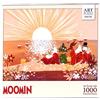 Barbo Toys - Puzzle Mumins Red Art - Puzzle per Adulti con Illustrazioni del Tramonto nella Valle di Moomin - Immagini Colorate del Troll Mumin - 1000 Pezzi - Cartone - 70 cm x 50 cm