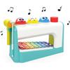 Hola - Xilofono musicale per bambini - Con suoni realistici di strumento musicale - Giocattolo interattivo con martello e palle - Gioco che incoraggia l'apprendimento e il coordinamento - Regalo Baby