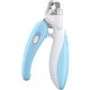 DONGKER Tagliaunghie per Cani LED,Taglia Unghie per Gatto in Acciaio Inossidabile,Lima Unghie per Cane con 3 Batterie a Bottone e Protezione per Evitare di Tagliare Le Unghie Troppo Corte
