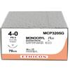 GIMA Confezione 12pz di Sutura assorbibile Ethicon MCP3205G Monocryl - 4/0 ago 16 mm