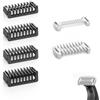 Yinke Pettine di guida per O Blade Zoccoli QP2724 QP2824 QP2520 QP2630 QP6551, protezione per pelle intima 3 mm pettine corpo con zoccoli per trimmer 1/2/3/5mm O Blade Accessori, 6 pezzi