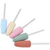 Dioche Frese Tornio Per Unghie Lucidatura Della Cuticola 5 Pezzi Nail Art Lucidatore In Silicone Smerigliatrici Per Unghie Suggerimenti Per Smerigliatrice Per Unghie Punte Trapano