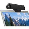 GOgroove SonaVERSE Altoparlanti USB per Computer Portatile - Mini Soundbar Alimentata Tramite USB con Design di Altoparlanti Esterni Portatili clip-on per Monitor (Nero)