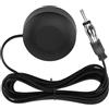 teasteam Antenna Autoradio FM Veicoli Universale, 85Mhz-860Mhz Parabrezza Adesiva Radio Antenna con Spina DIN 3M Cavo da Prolunga per Auto, Camion, SUV, Radio Stereo