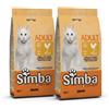 SIMBA 2x20kg Simba Adult Croccantini con Pollo - Alimento Completo Gatti Adulti