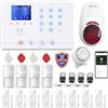 Wolf Guard W4Q-W03 WiFi 4G kit sistema di allarme antifurto casa wireless domestico, APP Tuya Smartlife Alexa Google, italiano (W4Q-W03)