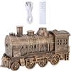 TOPINCN Diffusore di Fragranze per la Casa Train Design, Diffusore di Aromaterapia Silenzioso a Nebbia Fredda, Umidificatore Vintage a Forma di Treno a Vapore per Camere da Letto,