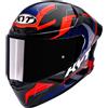 KYT Casco Integrale KYT TT-REVO SPEEDING - (Black/Red/Blue)