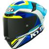 KYT Casco Integrale KYT TT-REVO GRAND PRIX - (White/Light Blue)
