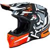 KYT Casco Cross KYT SKYHAWK HYPERFLOW - (Matt Grey/Orange)