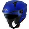 KYT Casco Jet KYT D-CITY PLAIN - (Matt Blue)