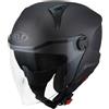KYT Casco Jet KYT D-CITY PLAIN - (Matt Gun Metal)