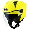 KYT Casco Jet KYT D-CITY PLAIN - (Yellow Fluo)