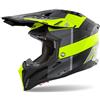 AIROH Casco Cross AIROH AVIATOR 3 MONARCH - (Yellow Matt)