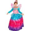 Barbie Costume originale barbie fairy con ali e coroncina disponibile in diverse taglie