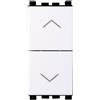 Ettroit Doppio Pulsante assiale con frecce 16A bianco compatibile anche con Vimar Arké