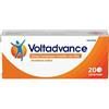 Voltadvance Antinfiammatorio Diclofenac Mal di Schiena, 20cpr 20 pz Compresse rivestite con film