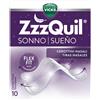 Vicks ZzzQuil Sonno Cerottini Nasali Respira e Dormi meglio 10 pz Cerotto