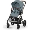 CYBEX Gold Balios S Lux Passeggino, Posizione Reclinabile Ergonomica, Sistema di Cintura con Una Sola Mano, Dalla Nascita Fino a 22 Kg (Circa 4 Anni), Stormy Blue