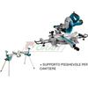 Makita TRONCATRICE PER LEGNO MAKITA LS0815FLN - 1400W Ø216mm + supporto pieghevole da cantiere