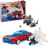 LEGO | Marvel Auto da Corsa di Spider-Man e Venom Goblin, Gioco di Ruolo per Bambini e Bambine da 7 Anni con Macchina Giocattolo da Costruire, Aliante, Skateboard e Minifigure dei Supereroi 76279