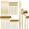Global-Daily Set Posate 24 Pezzi per 6 Persone in Acciaio Inox - Servizio di Posate Finitura a Specchio di Lusso - Include Coltelli, Forchette, Cucchiai e Cucchiaini - Lavabile in Lavastoviglie