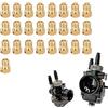 OUKENS Kit getto principale carburatore, 55‑115 M5 25 pezzi | Set getto ugello principale carburatore Sostituzione per Dellorto PHBG Kit Getto Principale
