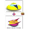 TFO Astronave + Minidischi 2 Robot Anime Collection Goldrake Figures Ufo Robot