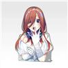 Bandai Tavola acrilica Ichiban Kuji The Quintessential Quintuplets Prize C Miku Nakano