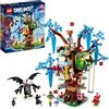 LEGO DREAMZzz 2 in 1 La Fantastica Casa sull'Albero Giocattolo da Costruire in 2 Modalità con Minifigure della Signora Castillo, Izzie, Mateo e Cacciatore Notturno, Giochi Creativi dal TV Show 71461