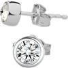 QUADRI - Orecchini Donna Argento 925 con Zircone Punto Luce - Idee Regalo Compleanno Anniversario per Lei - Gioielli Made in Italy - Orecchini da Donna Confezione Inclusa