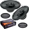 Hertz CX690 Serie Cento Altoparlanti Casse Ovali 3 Vie 6X9 15X23cm 300W+ Griglie