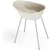 OKBABY Vaschetta Bagnetto Neonato Bella con Cavalletto - Bianco