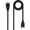 Brightium Cavo HDMI ad angolo V1.4 ad alta velocità HEC A/M-A/M 1,8 m - Connessione di alta qualità per trasmettere video e audio su dispositivi elettronici.