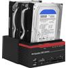 DOCKING STATION USB 3.0 TRIPLO 3 HARD DISK MULTIFUNZIONE CARD SATA IDE DSI
