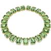 SWAROVSKI COLLANA MILLENIA, CRISTALLI OVERSIZED, TAGLIO OTTAGONALE VERDE