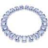 SWAROVSKI COLLANA MILLENIA, CRISTALLI OVERSIZED, TAGLIO OTTAGONALE BLU