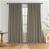 KEQIAOSUOCAI Tende per soggiorno per grandi finestre, moderne tende per porte scorrevoli per camera da letto, 2 pannelli, tende oscuranti plissettate con linguetta posteriore, larghezza 183 cm e