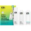 K18 Prep+ Repair Service Essentials set per rigenerazione, nutrizione e protezione dei capelli 300 ml + 300 ml + 150 ml