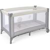 Innovaciones MS Lettino da Campeggio Basic Grigio Crema