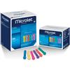 ASCENSIA Bayer Microlet Lancette Pungidito Colorate 200 Pezzi