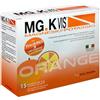 MGK-VIS MG.K Vis Magnesio Potassio Arancia Zero Zuccheri Integratore Sali Minerali 15 Bustine