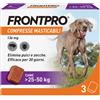 Frontpro X3 Compresse Masticabili Per Cani Contro Pulci E Zecche (25-50Kg)