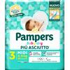 Pampers Baby Dry Pannolino Downcount Midi 20 Pezzi
