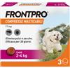 Frontpro X3 Compresse Masticabili Per Cani Contro Pulci E Zecche (2-4Kg)