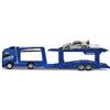 Burago Bburago Street Fire Volvo FH16 Globetrotter 750 XXL - Scala 1:43 - Modello da Collezione incredibilmente Dettagliato in pressofusione, Blu
