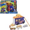 Hot Wheels Skate - Skatepark portatile, Valigetta Taco Truck con 1 Mini Skate esclusivo e 1 paio di scarpine rimovibili inclusi, playset portatile e spazioso, giocattolo per bambini, 5+ anni, HMK00